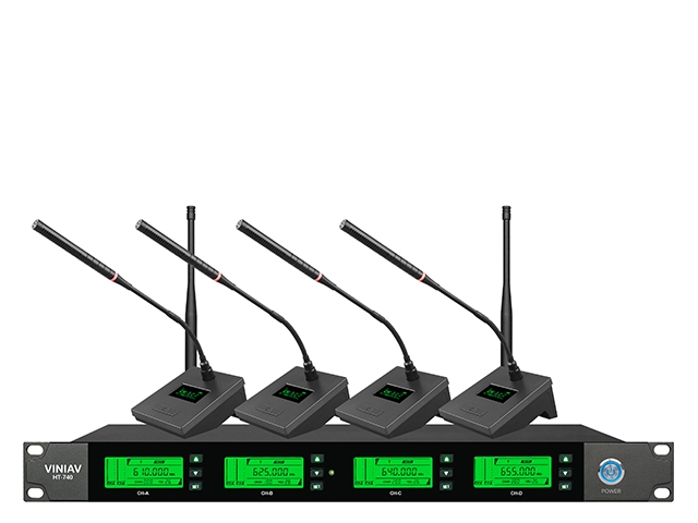 VINIAV HT-740一拖四會(huì)議無(wú)線(xiàn)話(huà)筒